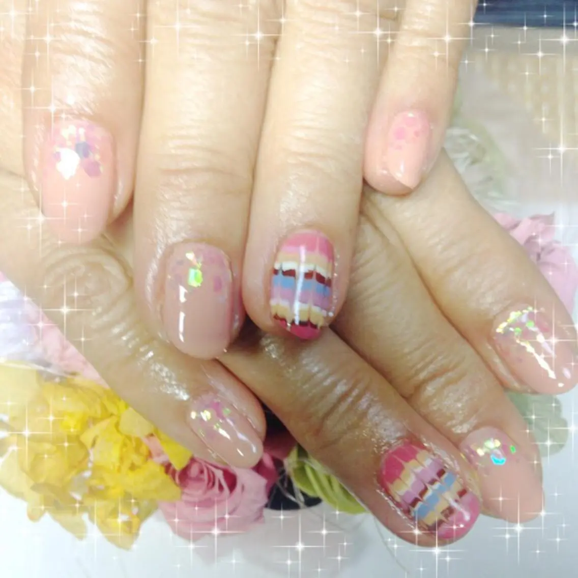 ネイル アートネイル ベテランネイル cnc nailのネイルデザイン