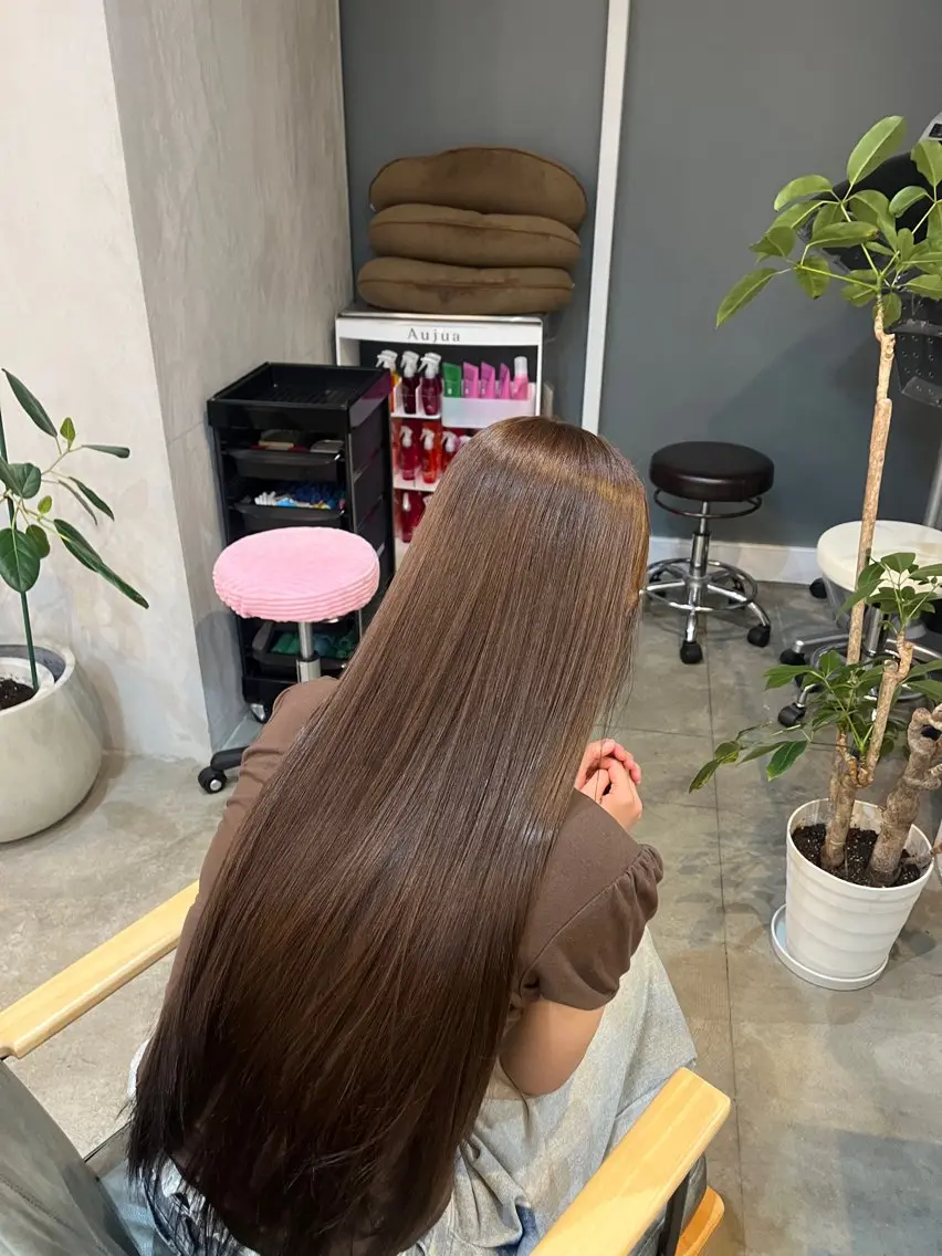 ロング カラー オレンジ ヘアカラー Soyoka 🩰🔅💕のヘアスタイル