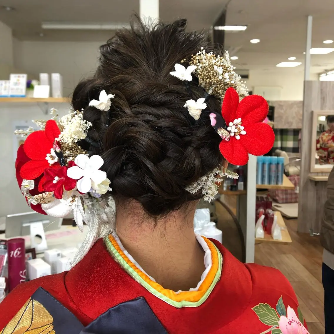 ヘアアレンジ 成人式 岩尾 志保のヘアスタイル