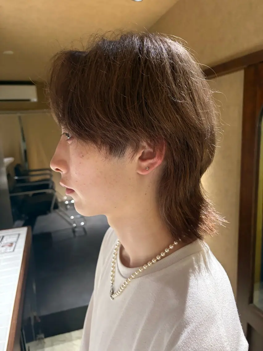 カット＋ブリーチ＋オンカラーの写真