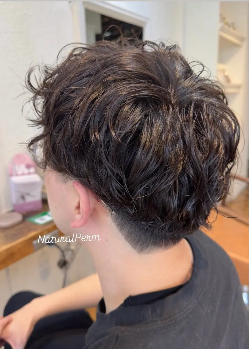 ショート メンズ カット パーマ メンズカット/パーマ 髙橋美穂のヘアスタイル