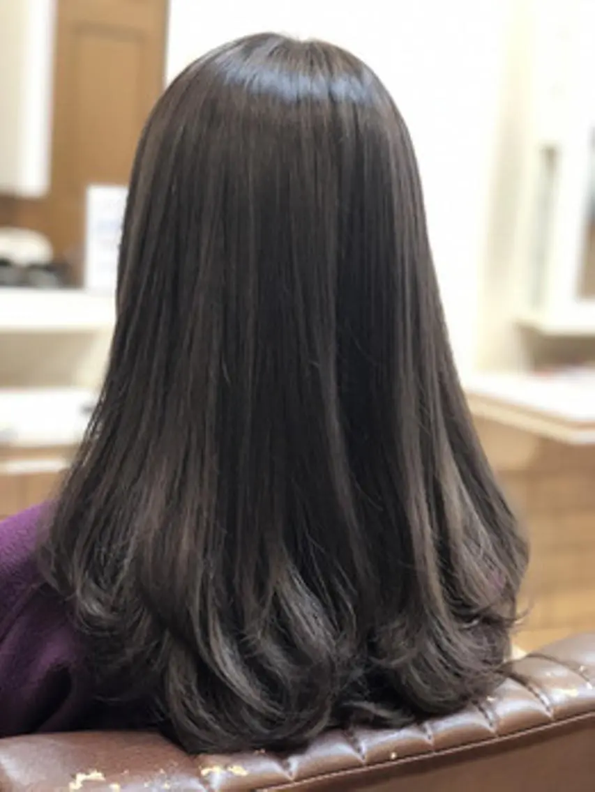 髪質改善ストレートメニューモデル（カットは含まれません）18,800円→8,000円〜の写真