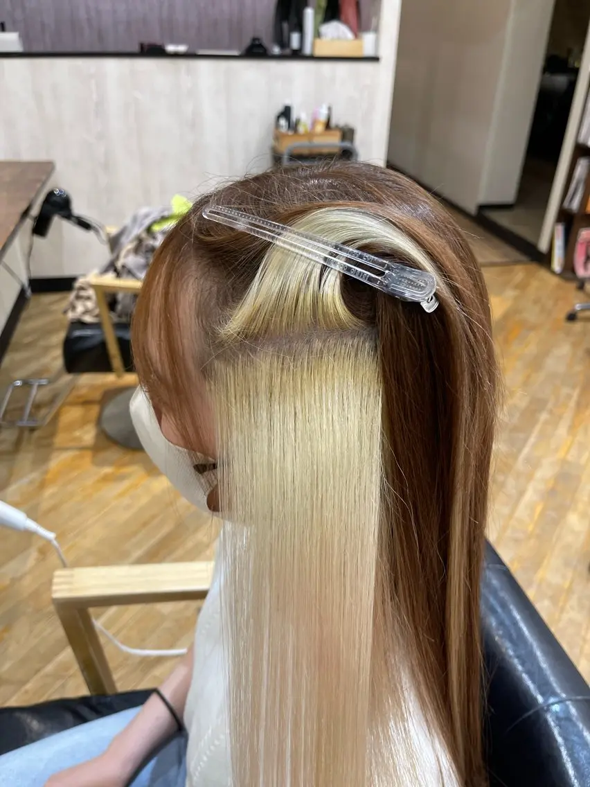 ロング カラー 佐藤 海璃のヘアスタイル