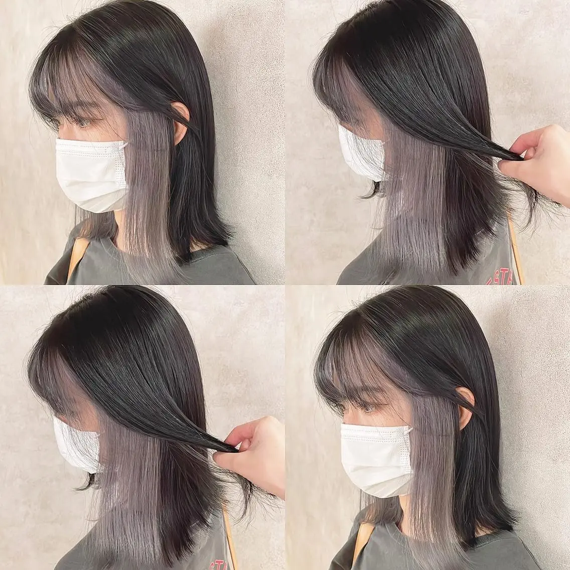 カラー ブリーチ ヘアカラー トリートメント 渋谷:インナーカラー ／🍒エリカ🍒のヘアスタイル
