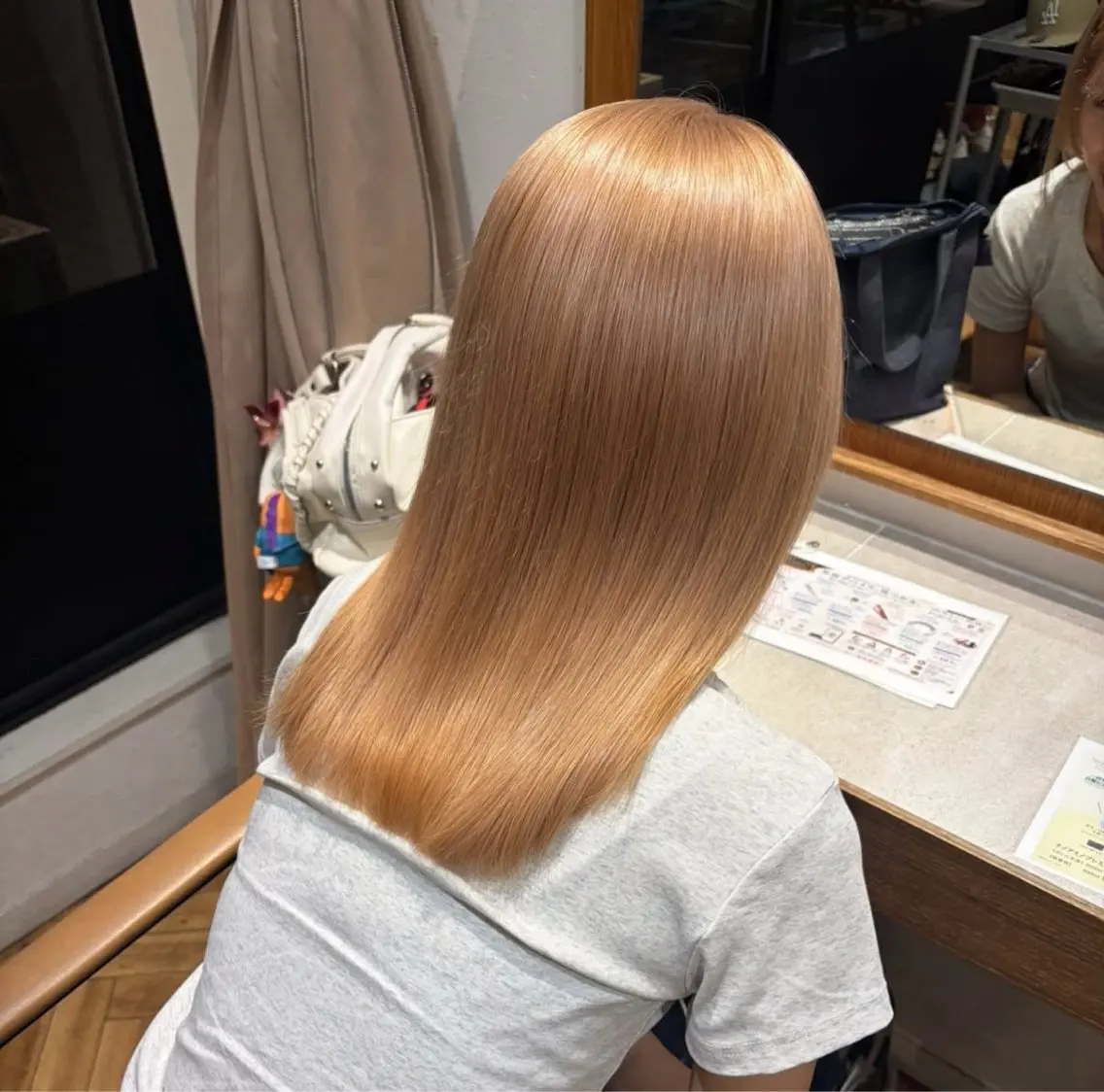 セミロング カラー ブリーチ ヘアカラー キョウスケ/レイヤー /ハイトーンのヘアスタイル