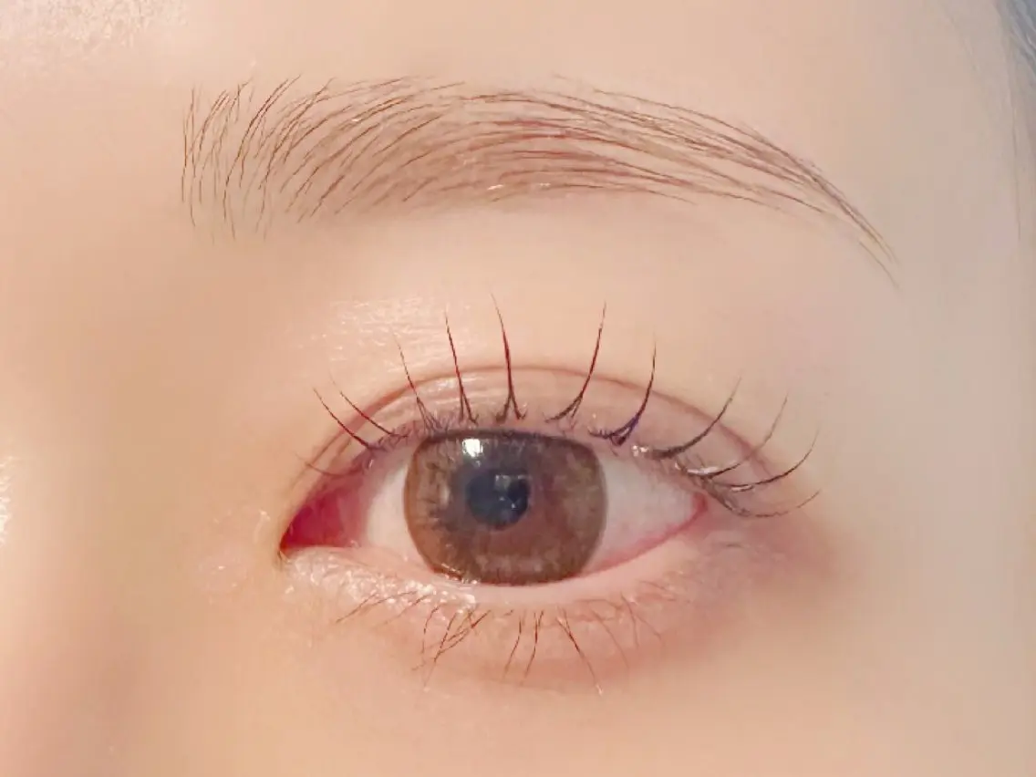 【まつ毛パーマ＆眉毛Wax脱毛】どこよりも安い🌹人気メニューのためご予約はお早めに！の写真