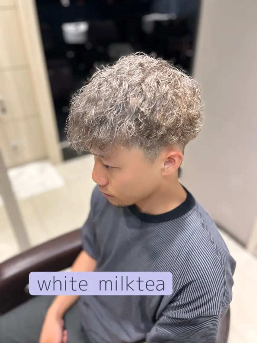 ショート カラー メンズ ヘアカラー トリートメント 橋本 琉磨のヘアスタイル