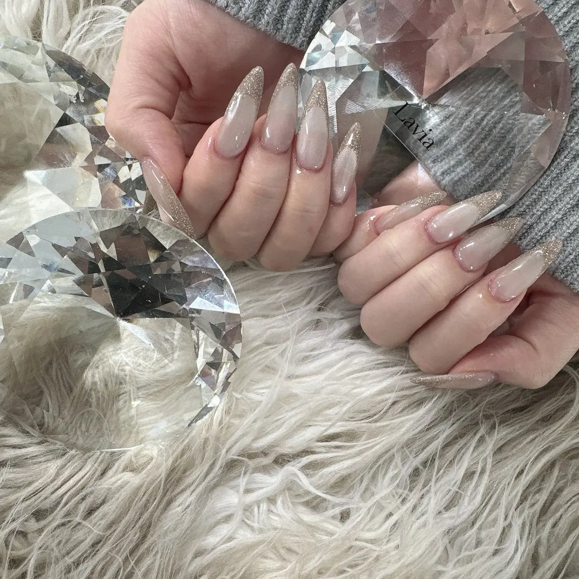 ネイル マグネットネイル lavia🖤 ayumiのネイルデザイン