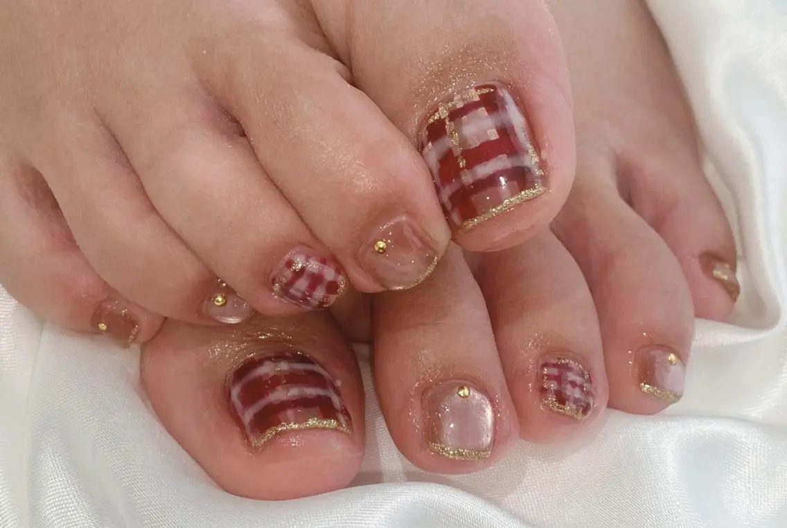 ネイル フットネイル フットネイル SalonLinda Marikoのネイルデザイン