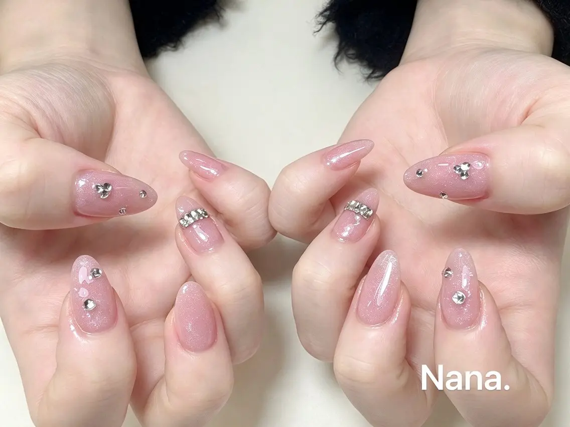 ネイル ハンドネイル Nana🎀 研修ネイルのネイルデザイン