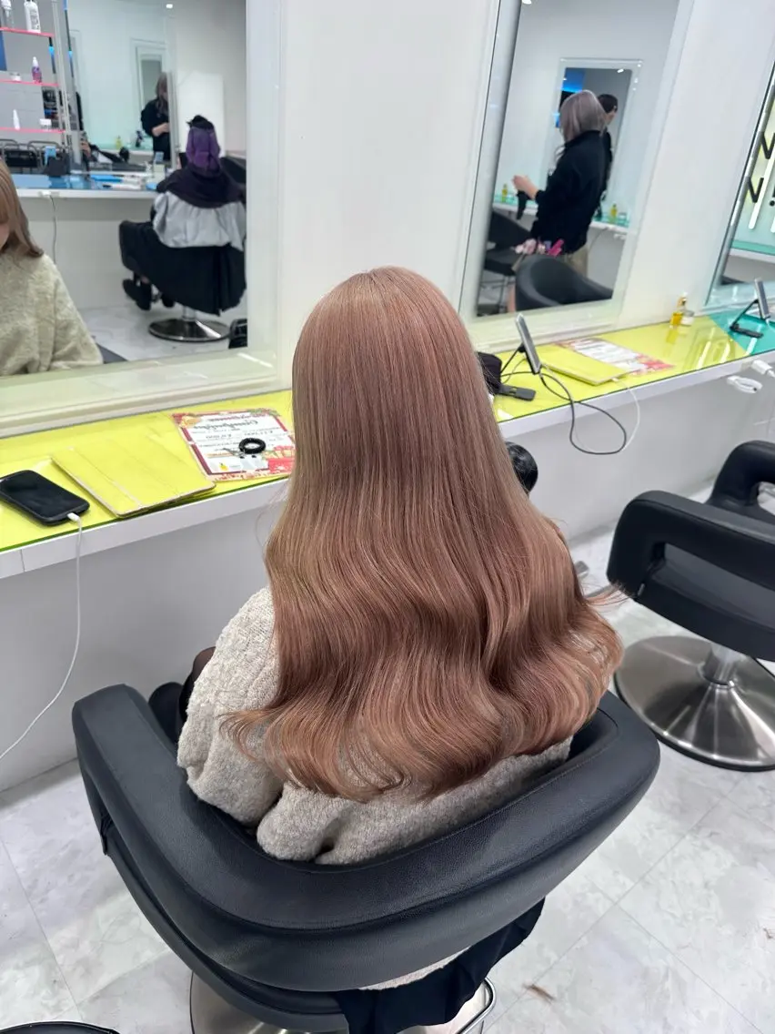 ロング カラー ブリーチ 髪質改善 トリートメント ♡ダブルカラー特化♡ miyuのヘアスタイル