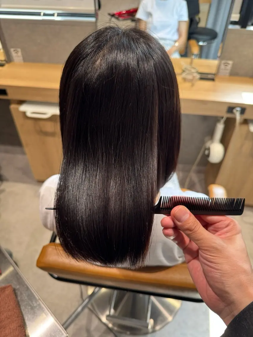 ミディアム ヘアカラー トリートメント YUZU 🤖💎のヘアスタイル