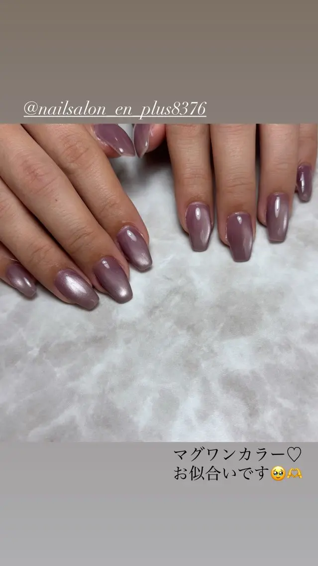 ネイル マグネットネイル ハンドネイル NAILSALON en+沖縄市美原のネイルデザイン