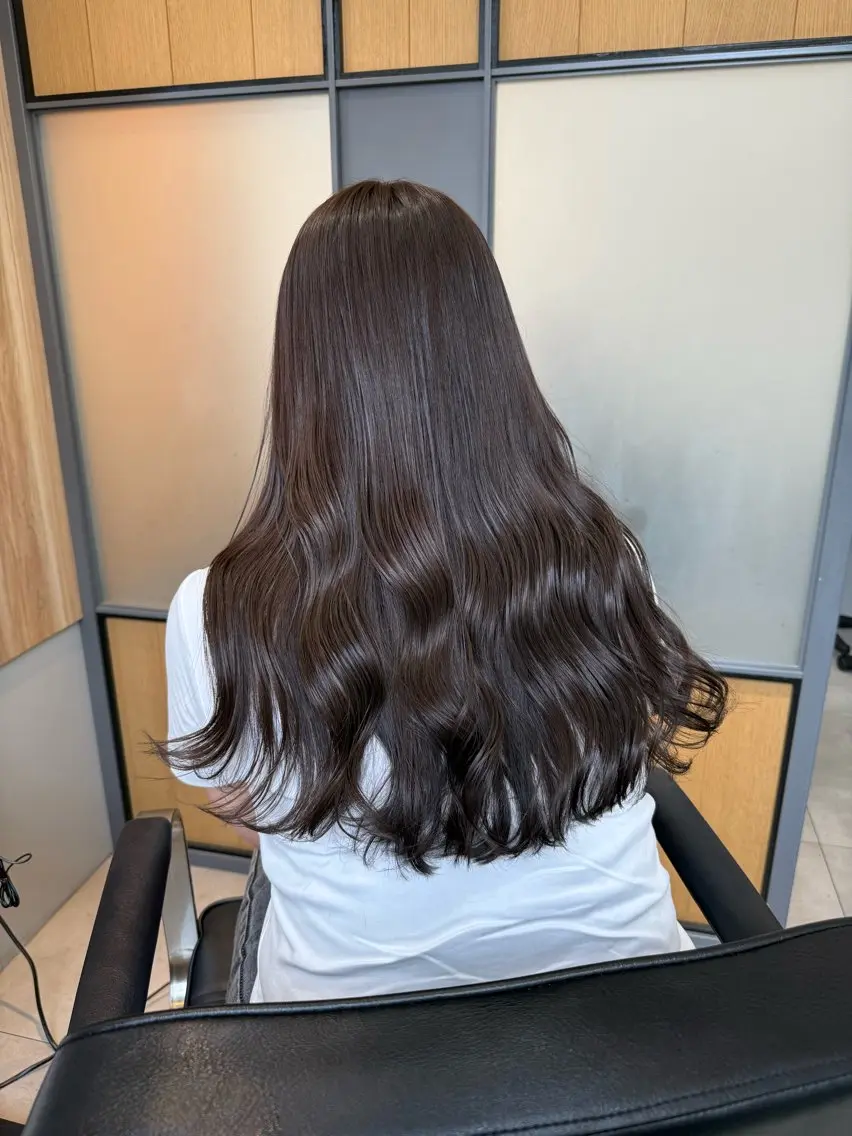 ロング カット ヘアカラー 神戸ボブ✂️ ioe三宮/田 伸佳のヘアスタイル