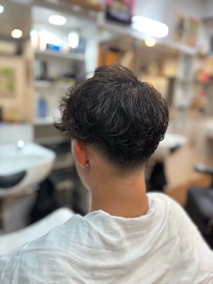 メンズ メンズパーマ あおき ゆうかのヘアスタイル