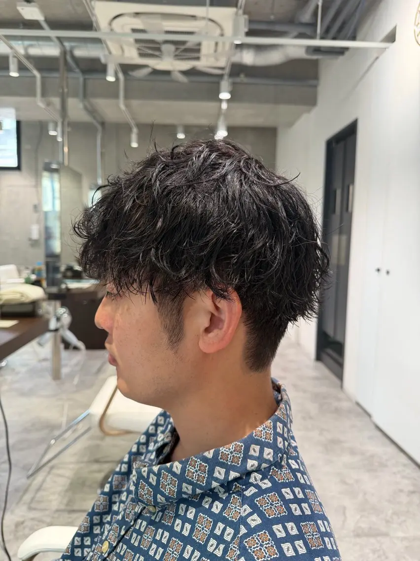 ショート パーマ メンズ/レイヤー ✨辻 日向のヘアスタイル