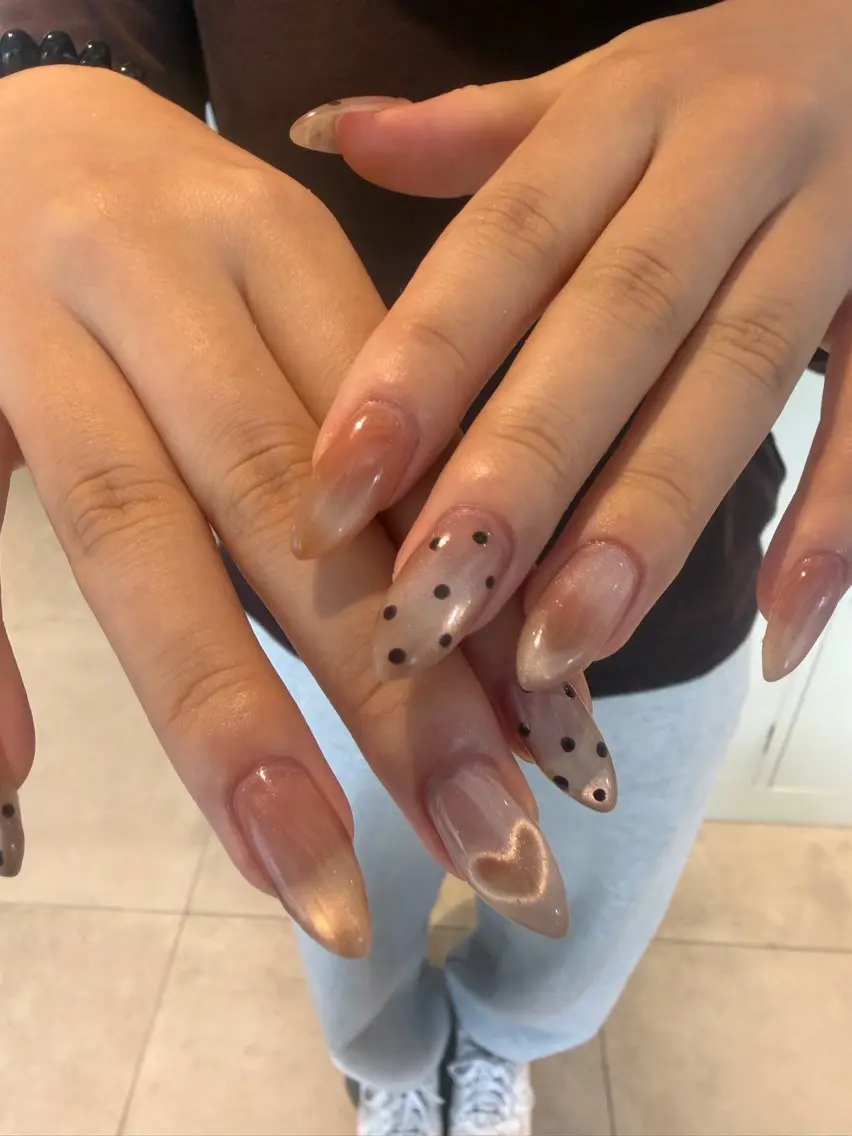 ネイル ハート ハンドネイル honoka 🎀♡のネイルデザイン