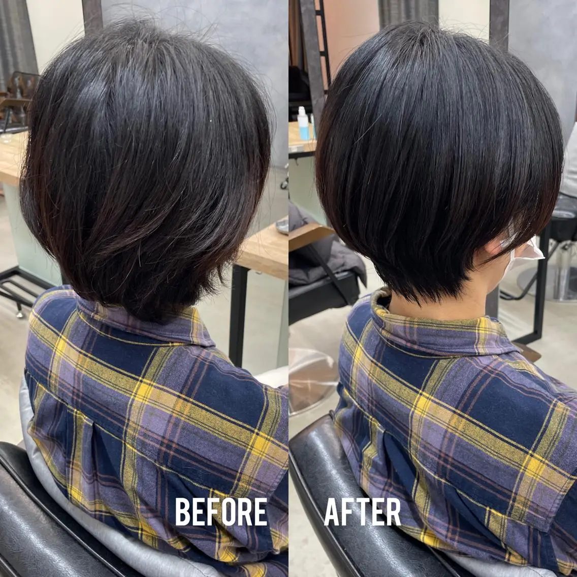 ショート ショートヘア 黒田 優衣のヘアスタイル