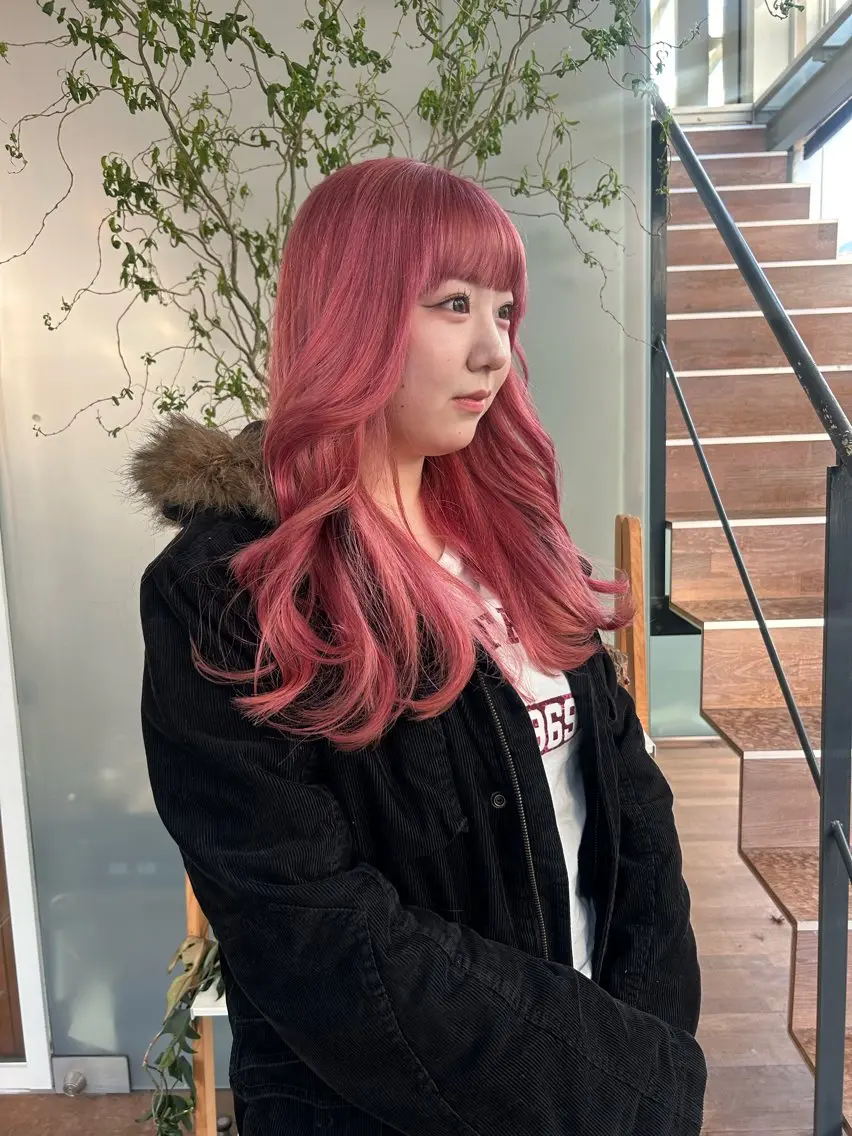 カラー かがやしづ ⭐️カラーモデルのヘアスタイル