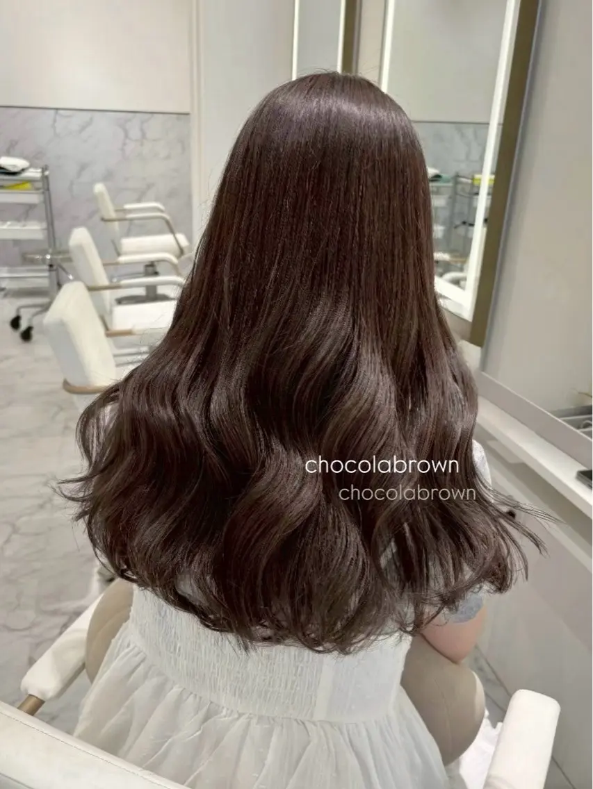 ロング カラー カット ヘアカラー トリートメント ParveMix ♡白神みやびのヘアスタイル