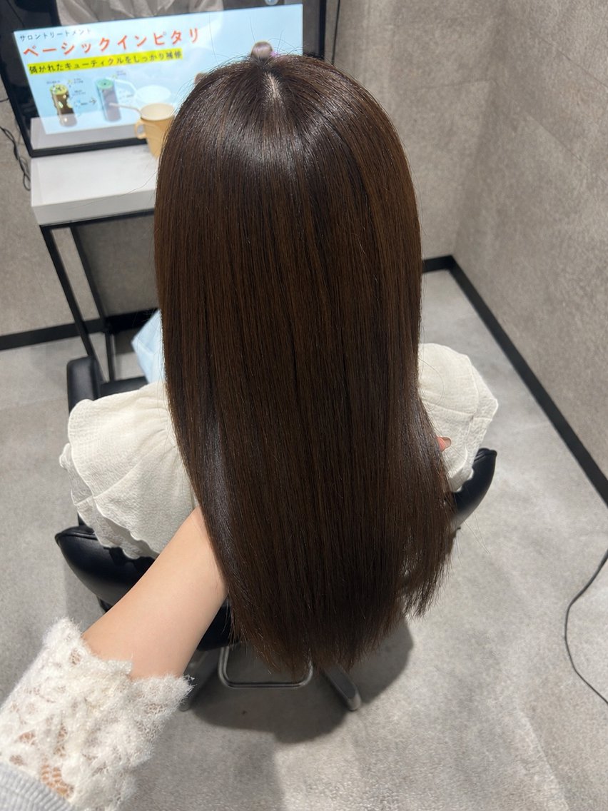 ロング ヘアカラー トリートメント カラーモデル募集中 ✨hinahaのヘアスタイル