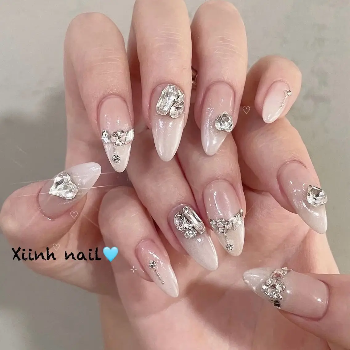 ネイル チークネイル 桜ネイル フットネイル フレンチネイル ジェルネイル XIINH NAIL SALONのネイルデザイン