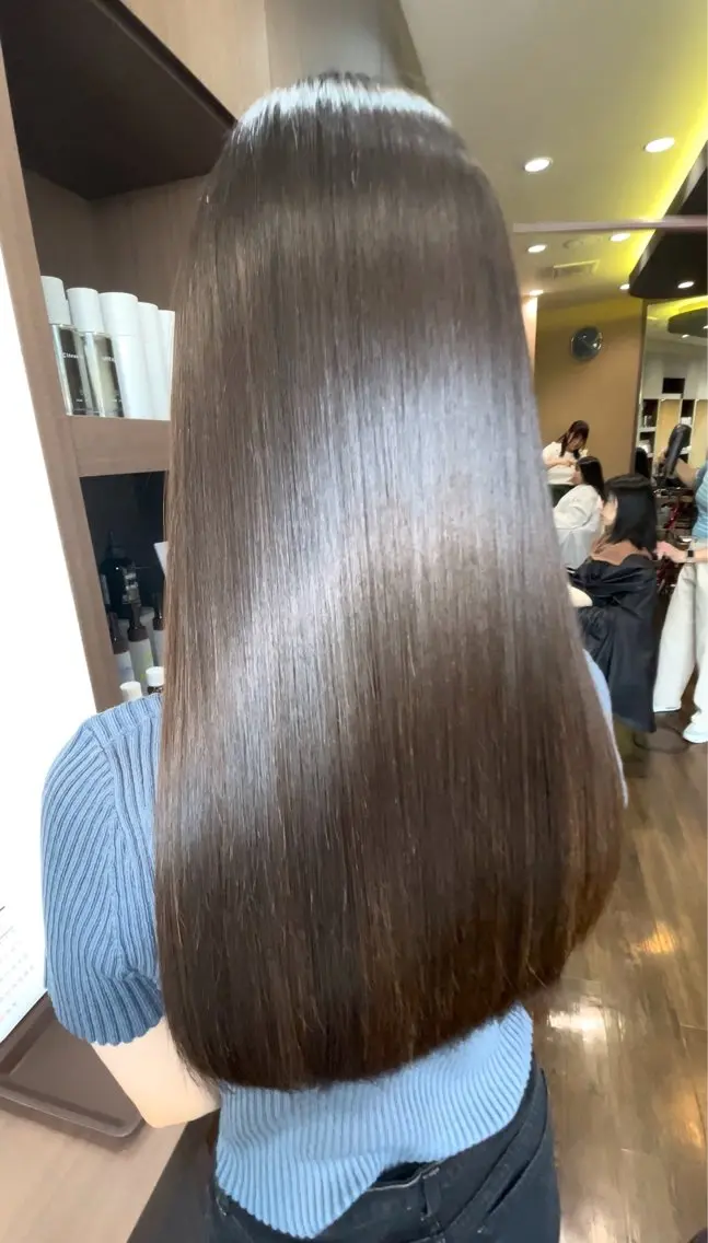 ロング トリートメント 縮毛矯正/髪質改善 の専門家IKEのヘアスタイル