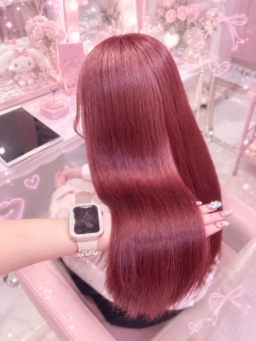 ロング カラー ロング ヘアカラー 💗Ayaka💗 愛されモテカラー🎀のヘアスタイル