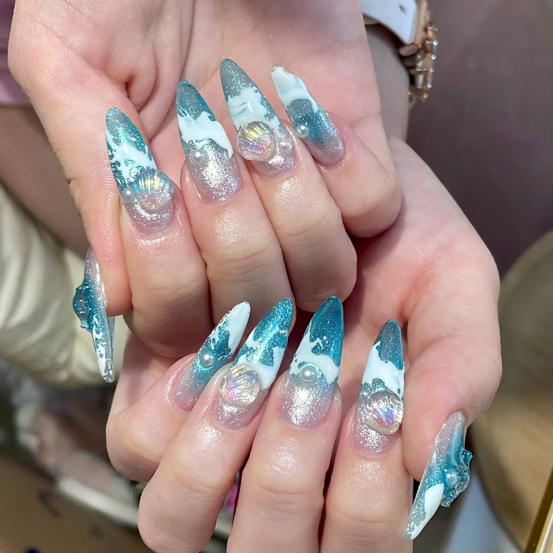 ネイル ハンドネイル SunNail池袋 🍧エミリーのネイルデザイン