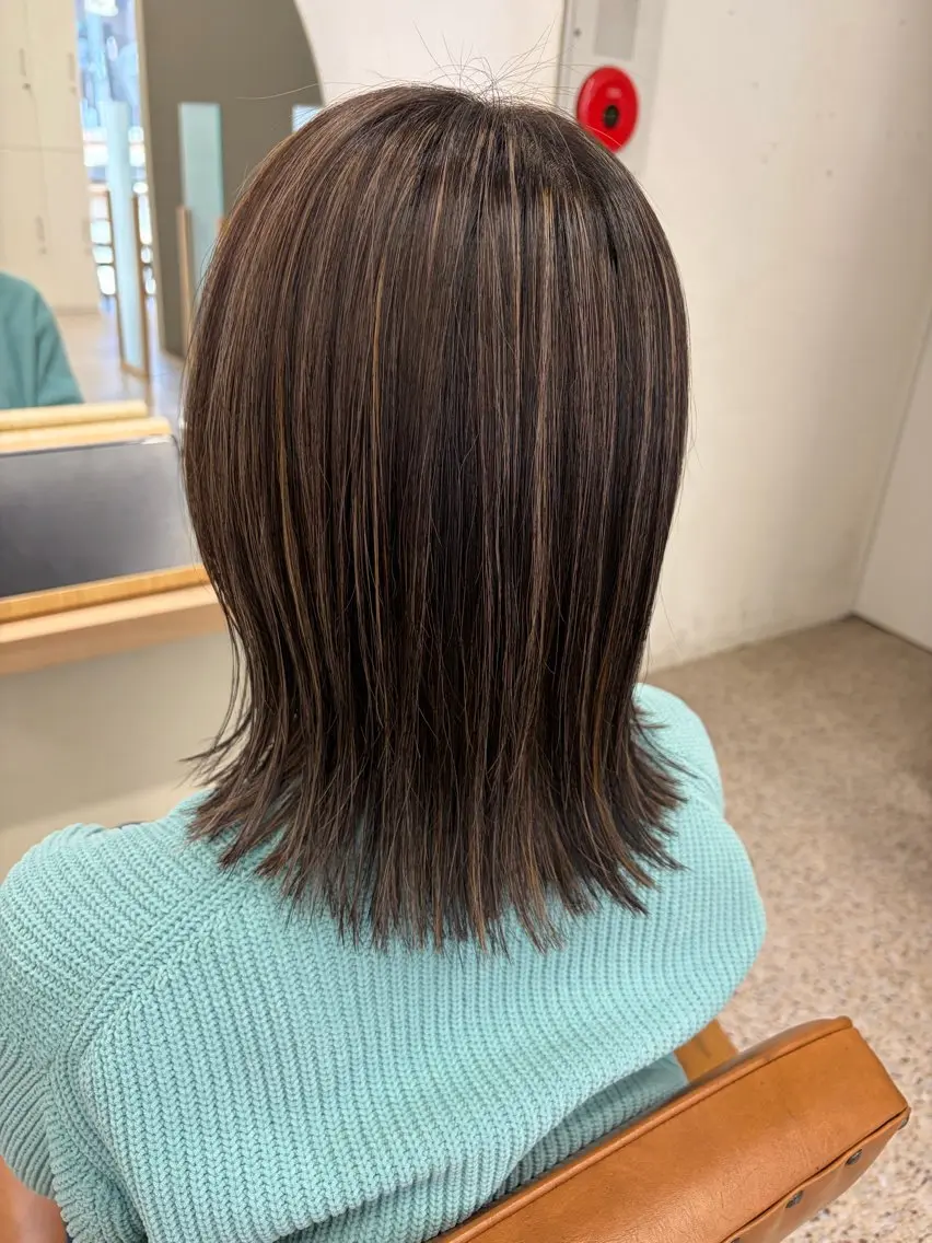 ミディアム カラー ユニカバイミリー MISAKI🫧のヘアスタイル