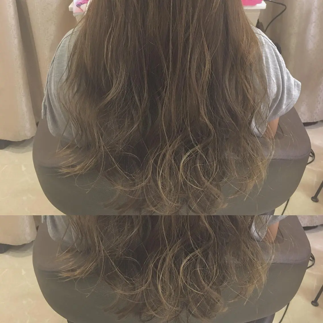ロング カラー ベージュカラー ハイライトカラー ハイライト RUMéL 🌙YUIのマツエク・マツパデザイン