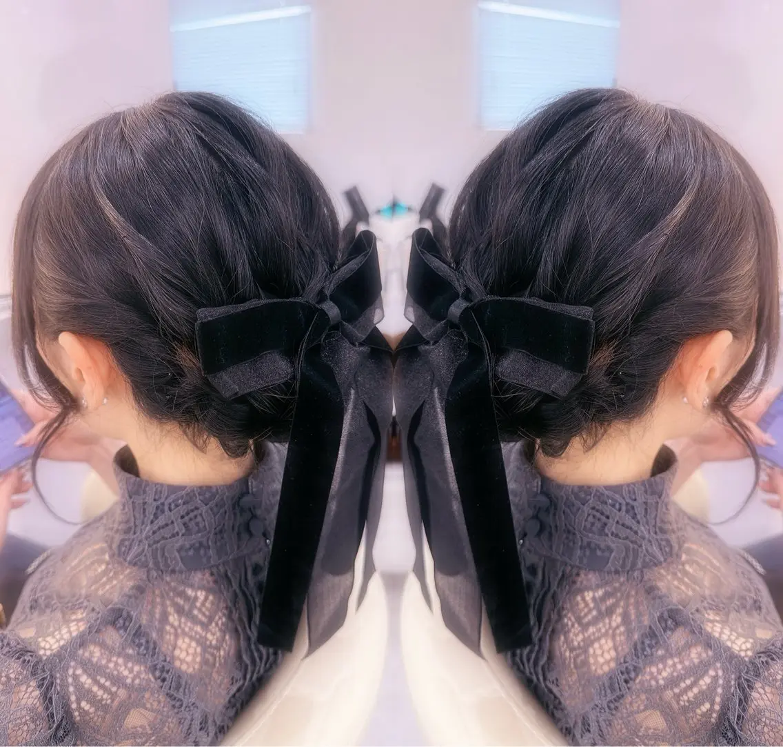ヘアアレンジ ヘアセット 🤍AIRA🤍のヘアスタイル