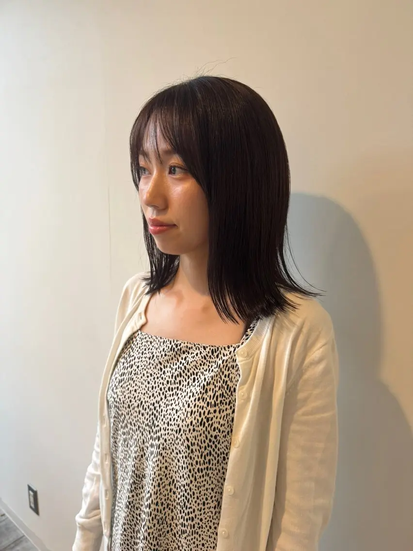 ミディアム カット ヘアカラー mio/ カットモデル募集中のヘアスタイル