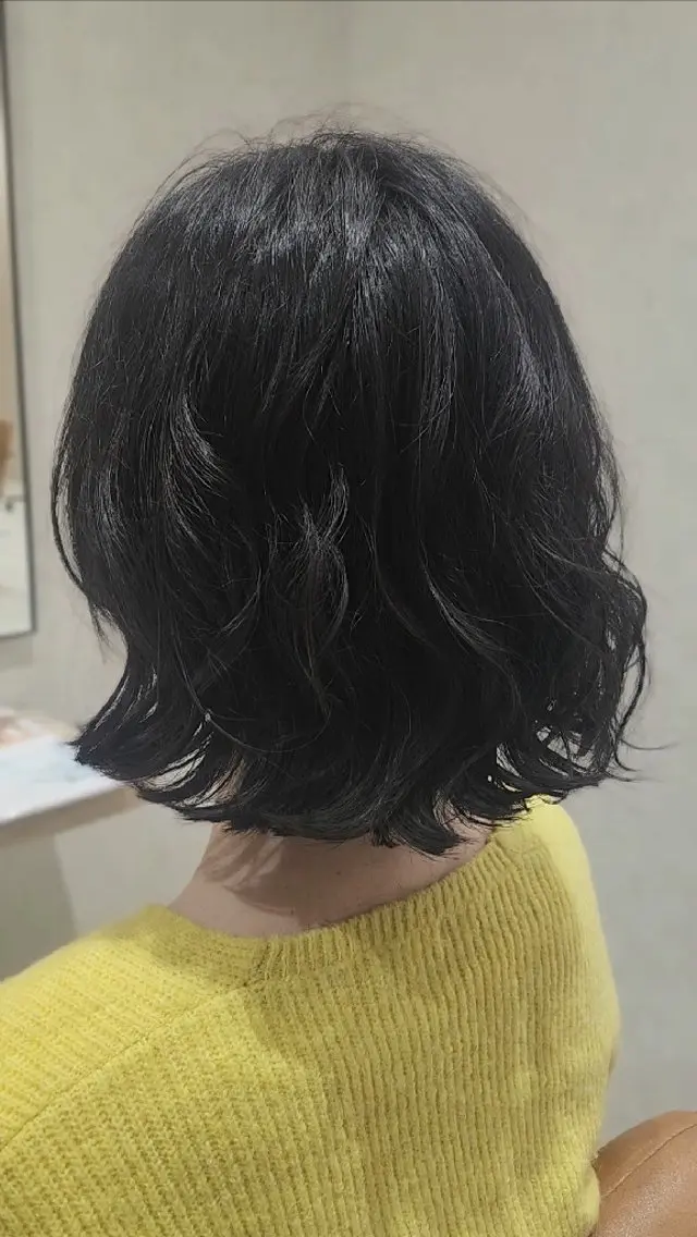 パーマ ミディアム 垢抜けパーマヘア🍯 ジルのヘアスタイル
