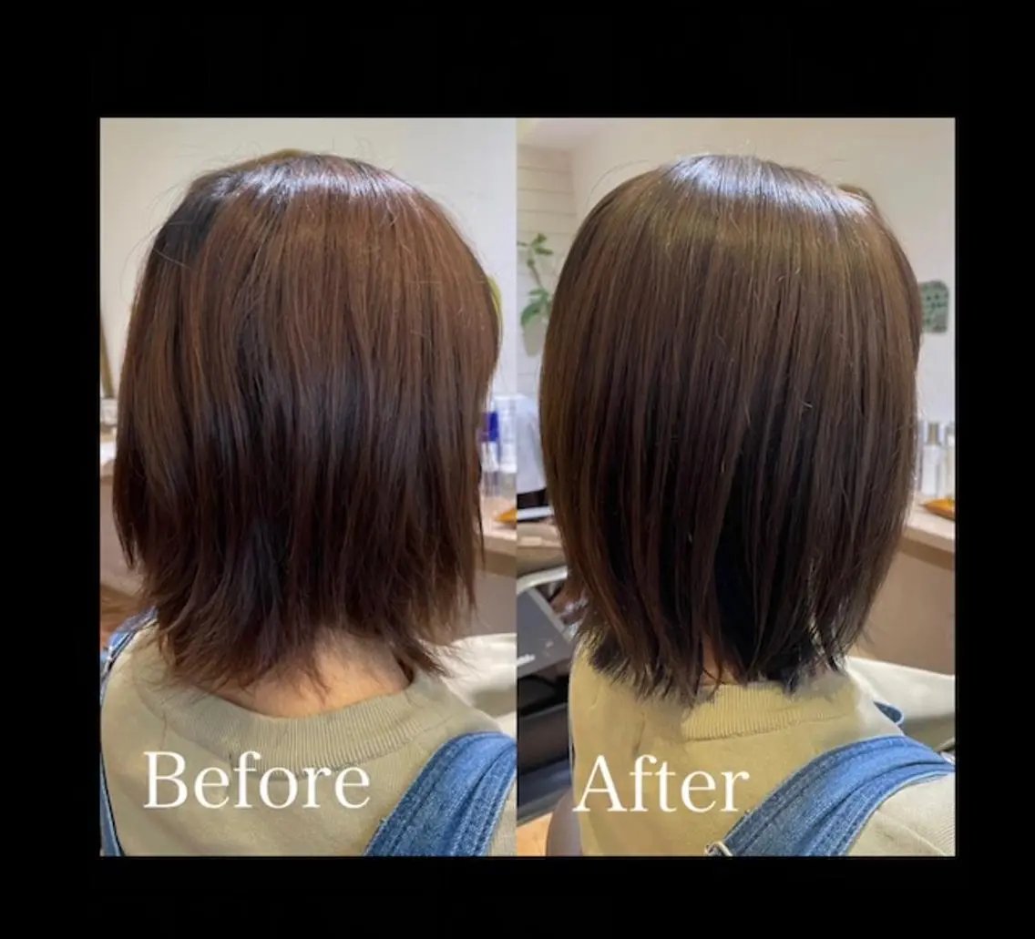 ミディアム カラー 🍀ヘアケア特化 ナカザワのヘアスタイル