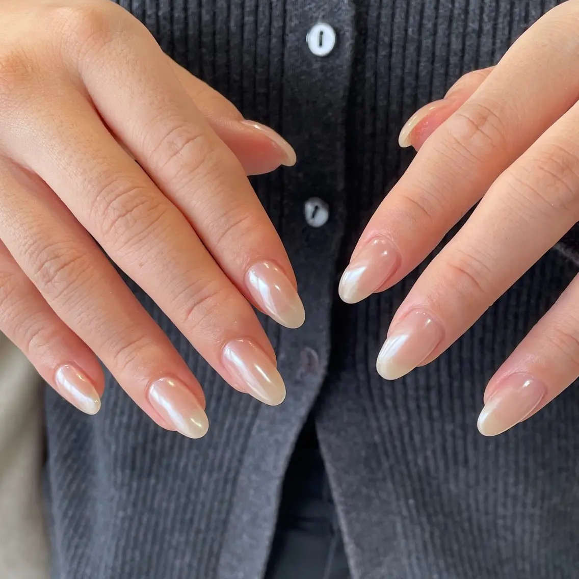 ネイル ミラーネイル ワンカラーネイル ハンドネイル ennail ayaのネイルデザイン