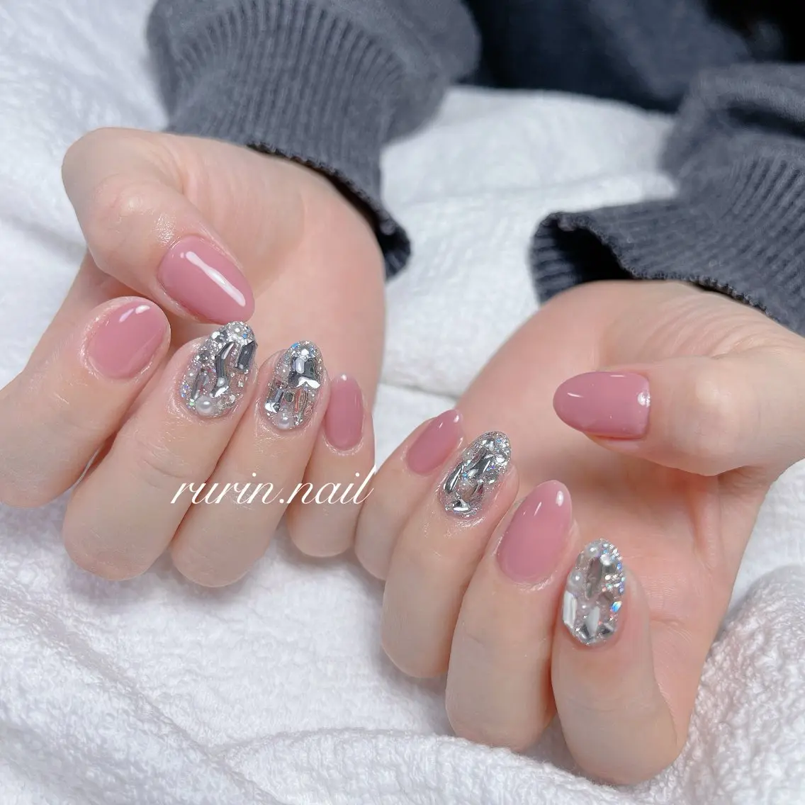 ネイル キラキラネイル ルリン サロン💅のネイルデザイン