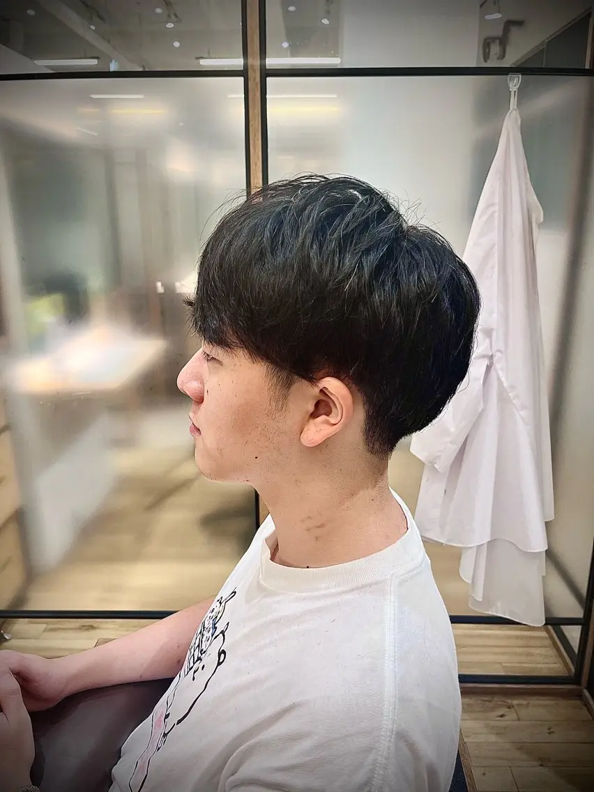 メンズ マッシュ カット 🟦メンズ特化🟦 たかしま　あさひのヘアスタイル