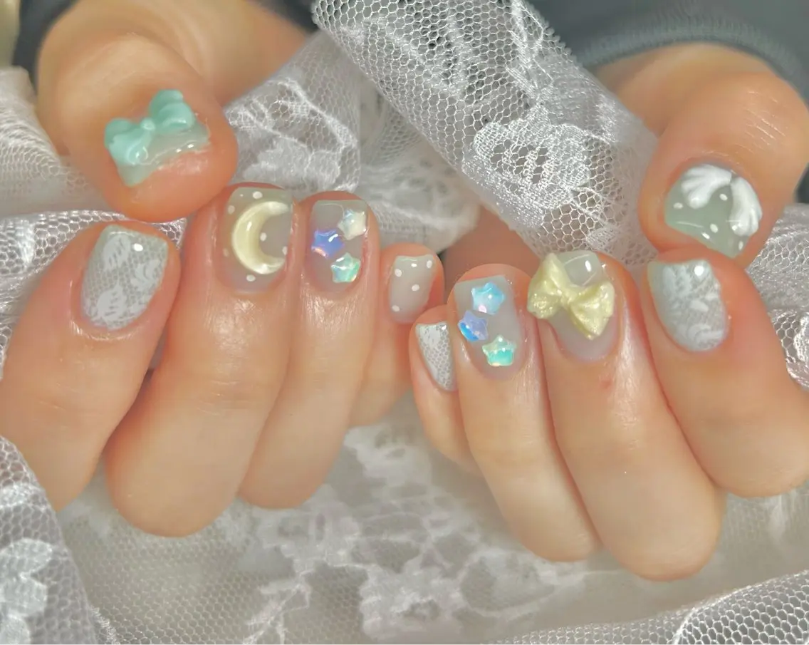 ネイル Liennail 持込デザインやり放題のネイルデザイン