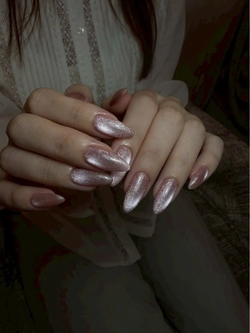 【HAND】長さだし×マグネットネイル🪄💎/オフなしの写真