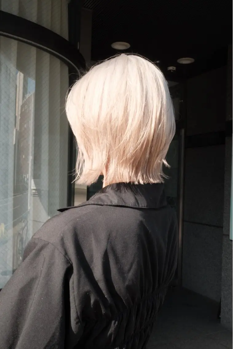 ショート カラー ヘアカラー トリートメント ｍｅｉ .のヘアスタイル