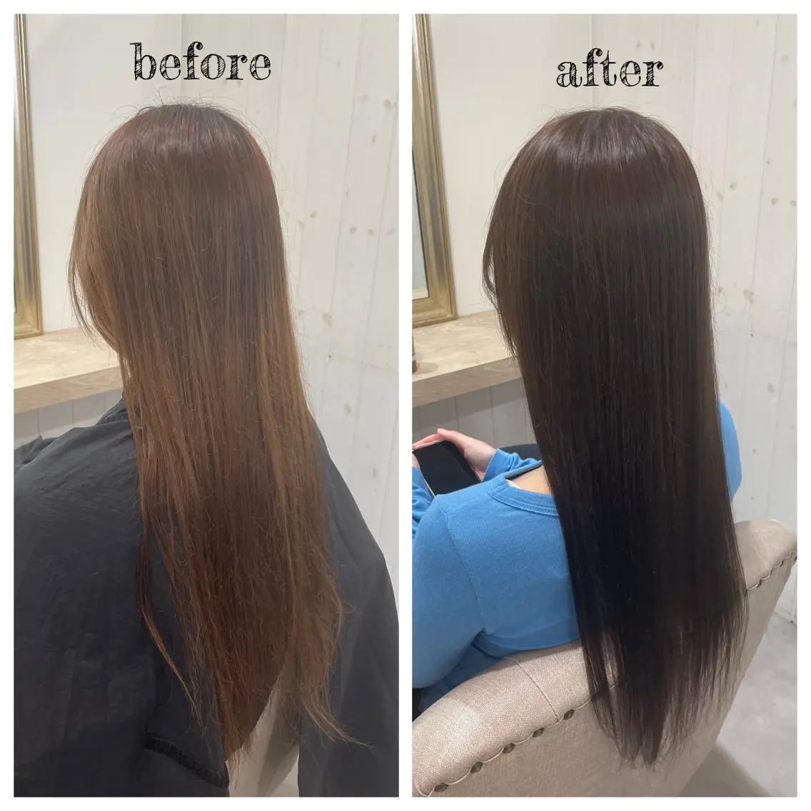 ロング カラー ヘアカラー PutiLuca 浅川のヘアスタイル