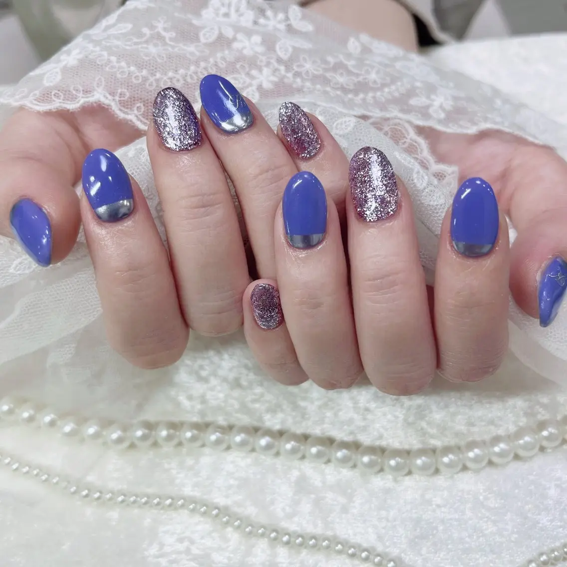 ネイル Maya 🧊🫧‪／渋谷のネイルデザイン