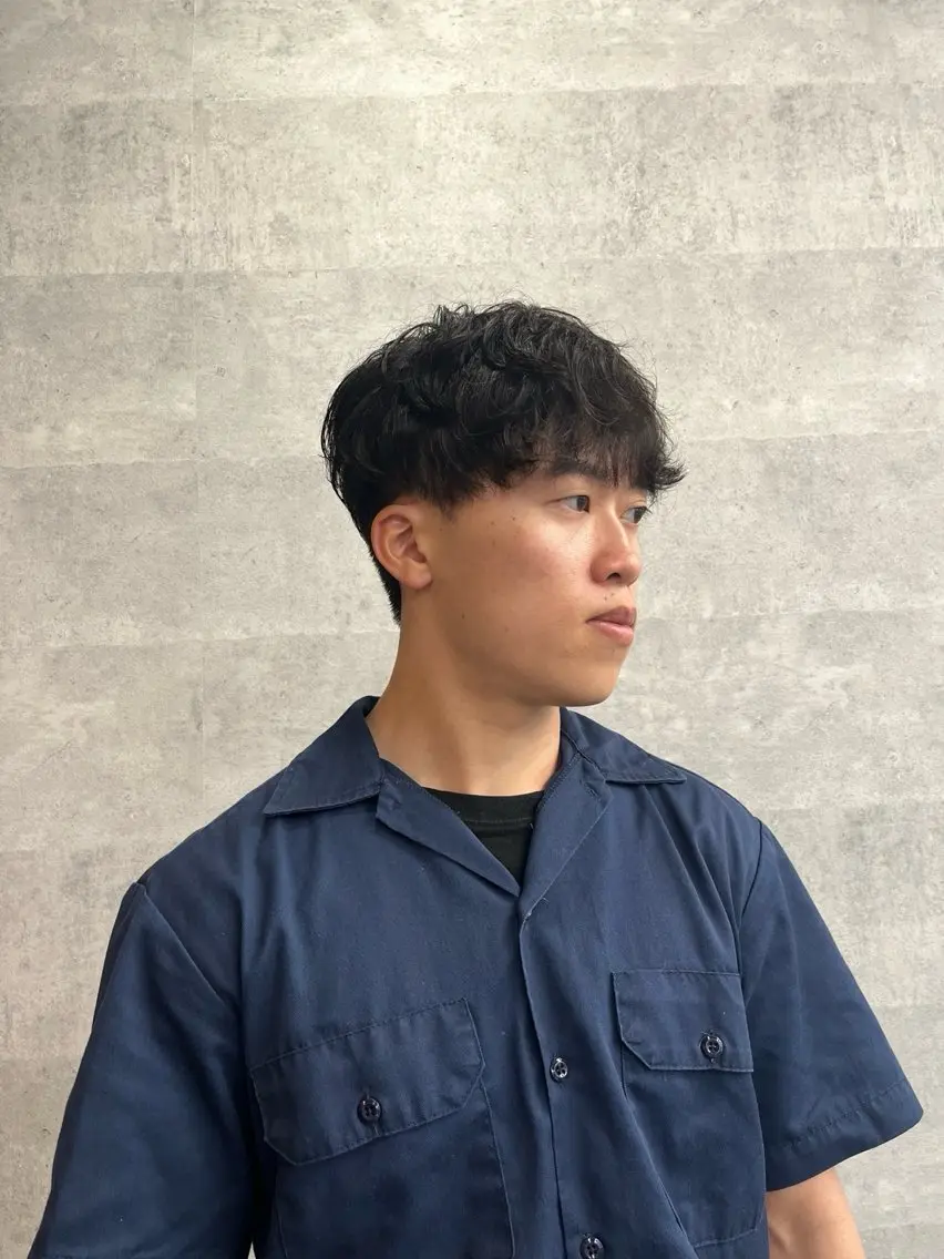 パーマ メンズ メンズパーマ 🫧レディースカット 🫧今だけ無料 岩立のヘアスタイル