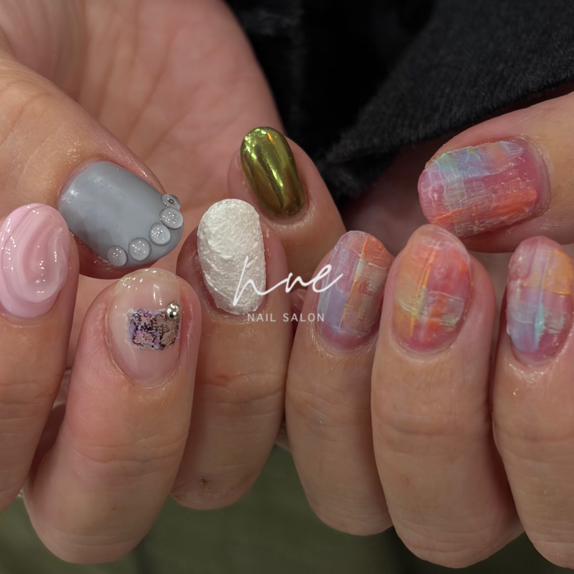 ネイル ハンドネイル 【nueムー】 SAKI.Eのネイルデザイン