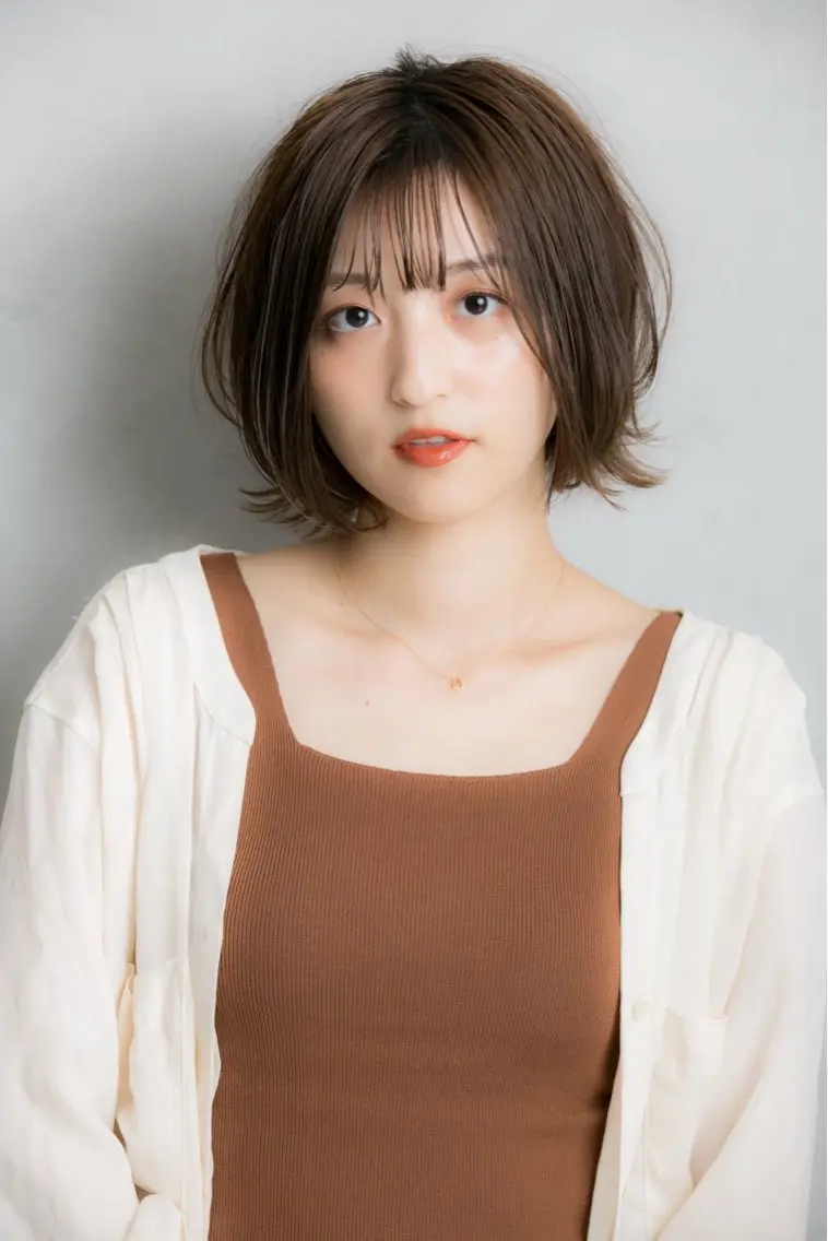 ショート カラー ベージュカラー ボブ 髪質改善 似合わせカット 小顔カット 平日オススメ✨ コスパ&タイパ✨山下のヘアスタイル