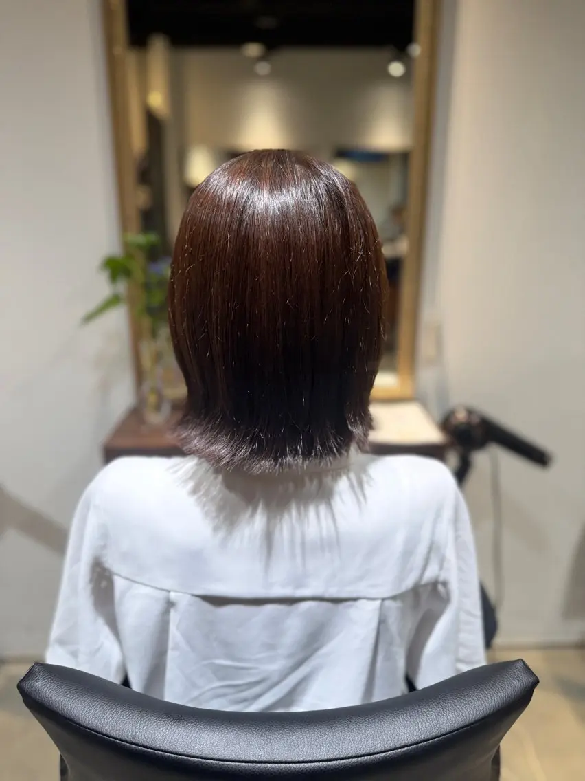ミディアム カラー ヘアカラー MIOU / 18歳アシスタントのヘアスタイル