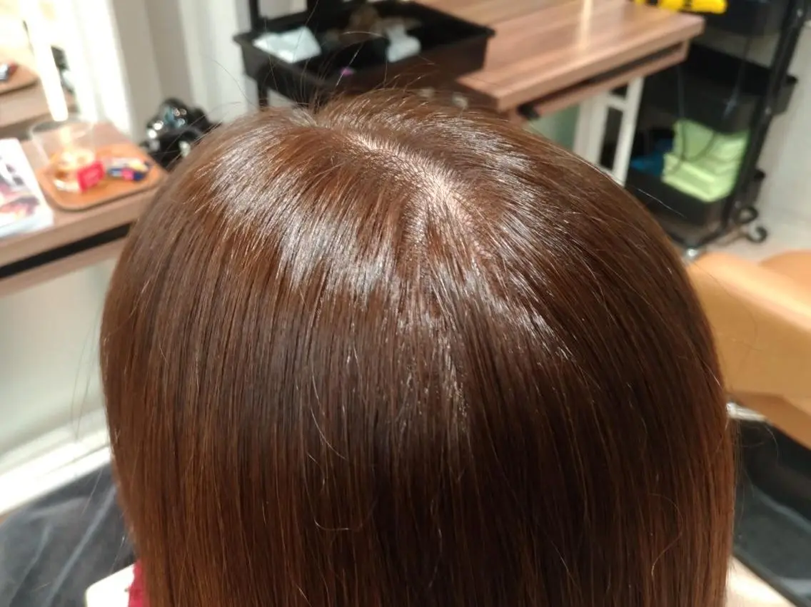 ロング カラー 結城 アンナのヘアスタイル
