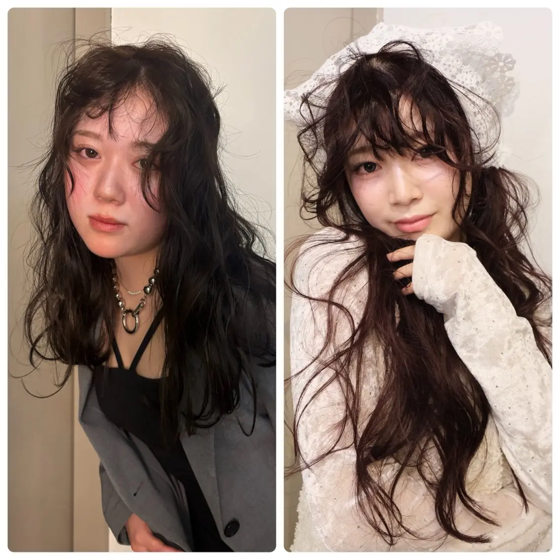 セミロング カラー ヘアカラー ness/rina /透明感カラーのヘアスタイル