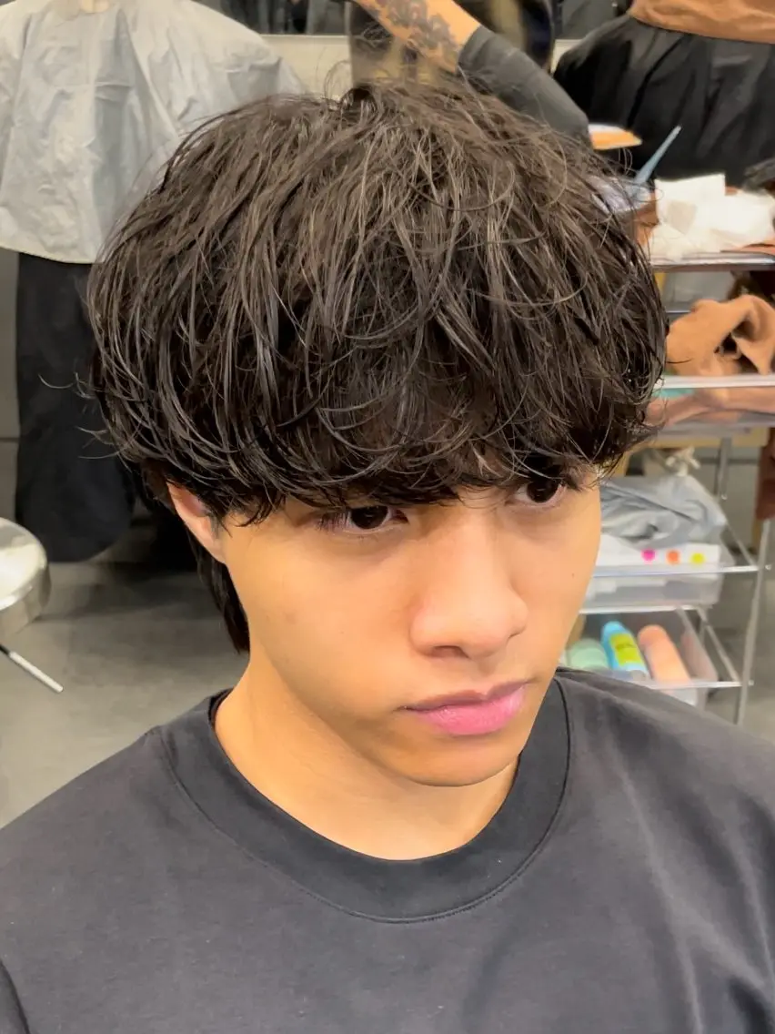 パーマ メンズ fifth 村田 悠輔のヘアスタイル